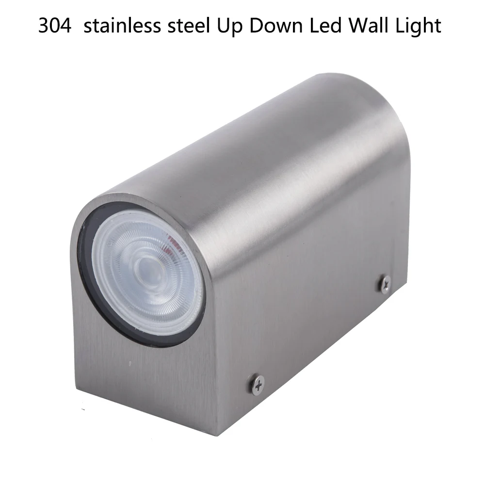 

110V/220V outdoor LED Wall Light Waterproof Garden porch lights up and down led wall lamp with GU10 led spot light