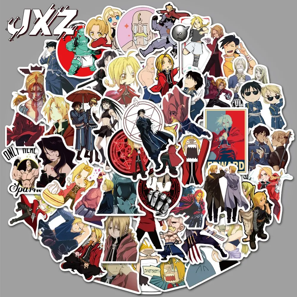 

50 листов/набор, стикеры для скейтборда с японскими анимациями