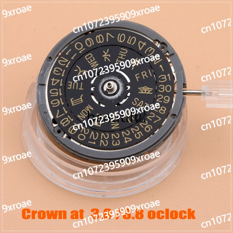 Мод NH35 NH36 Автоматический механизм Золотой Kanji Дата Неделя Циферблат Корона на 3 0/3