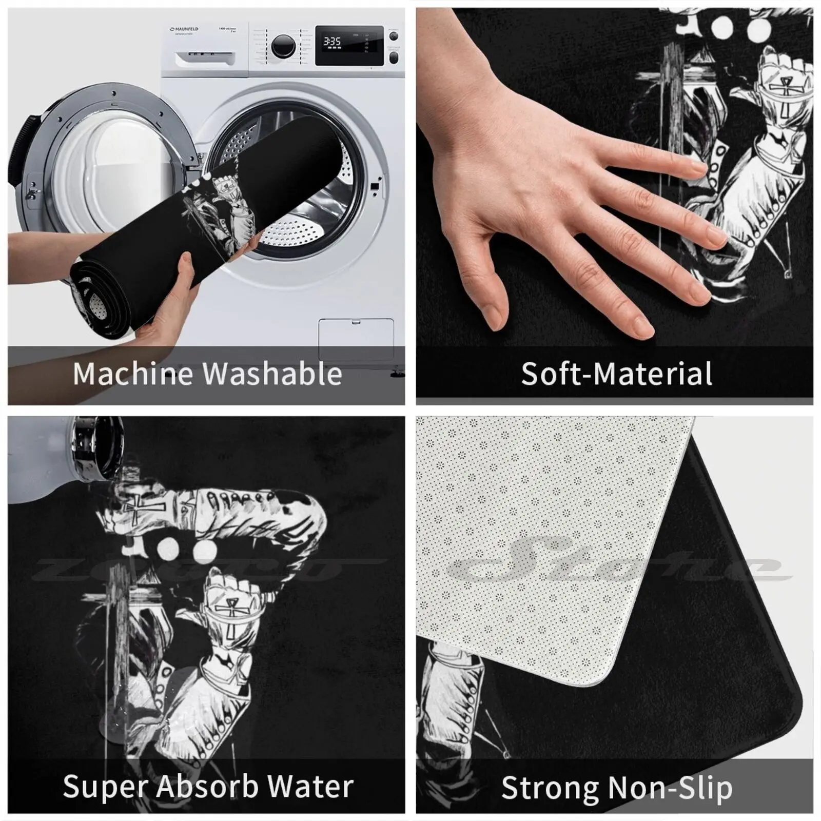 Мягкий Нескользящий Коврик Из Аниме Hellsing коврик подушка Хеллсинг Алукард