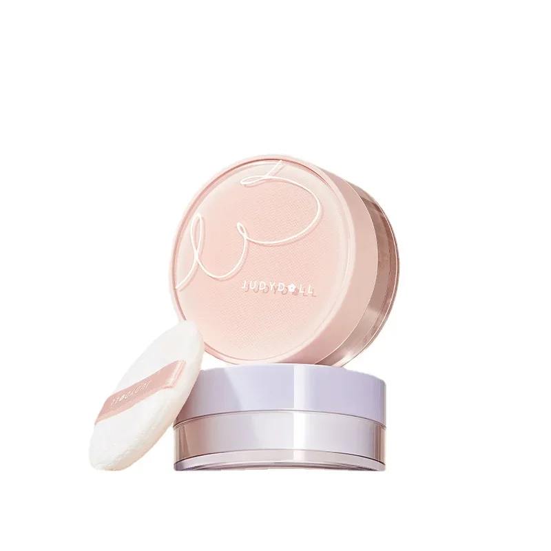 

Yy Light Fog Soft Focus Powder Face Powder Oil Control Finishing Powder Long Lasting Smear-Proof Makeup Purple