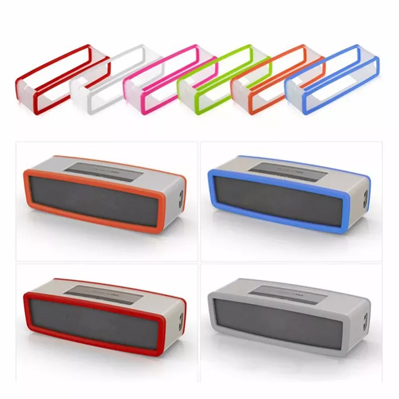 

Silicone Shell Case For Bose SoundLink Mini 1 2 Bluetooth Speaker Skin Box Anti-scratch Semi-waterproof Protector Cover