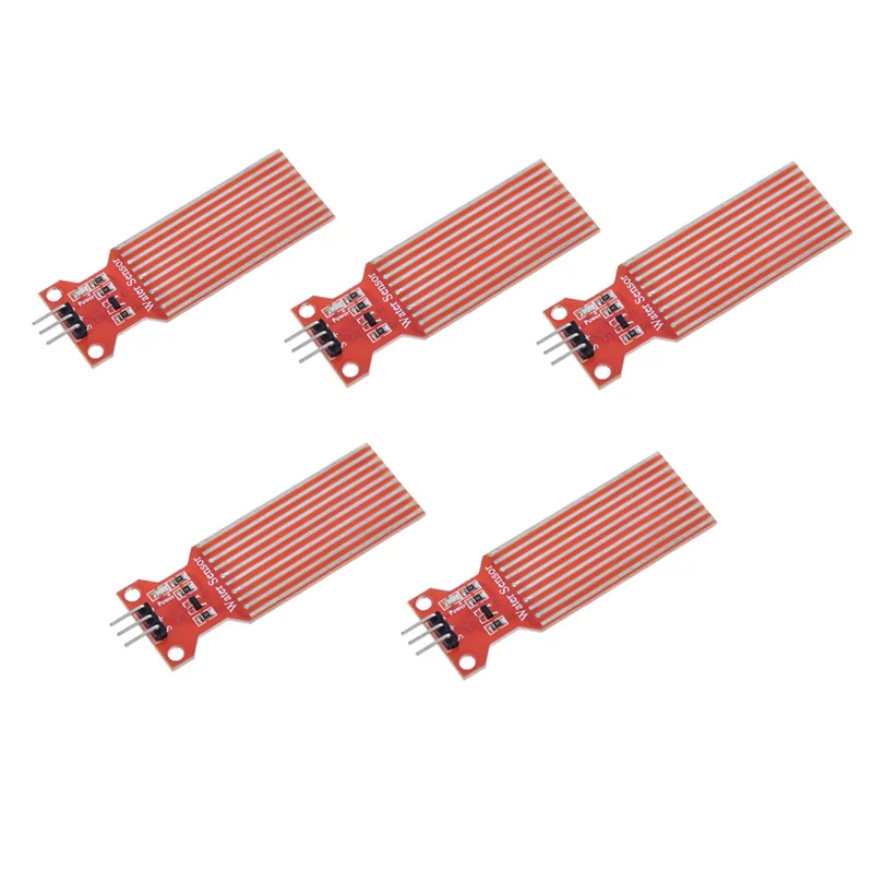 

5PCS Rain Water Level Sensor Water Droplet Detection Depth for Arduino Compatible With UNO MEGA 2560