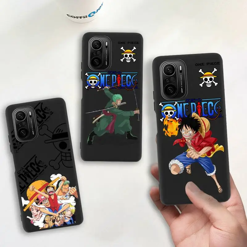 

One Piece luffy zoro Phone Case For Redmi 9A K20 K30 K40 Note 11E 11S 11 10 9 Pro Silicone Soft Cover
