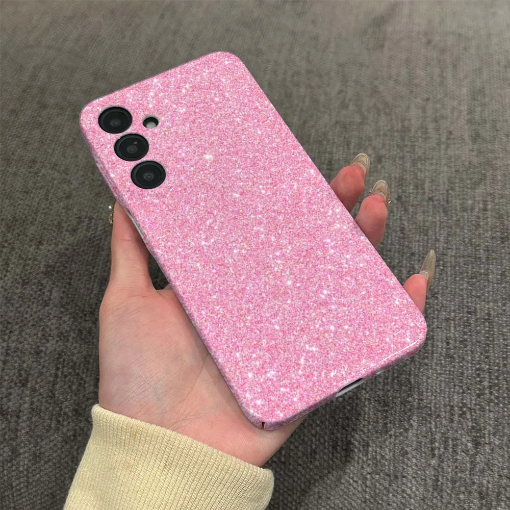Фото Розовый блестящий чехол Feilin с эффектом волн и масляного блеска для Samsung Galaxy A56 A55 A54 A51 A25 A15 A06 A05 №2