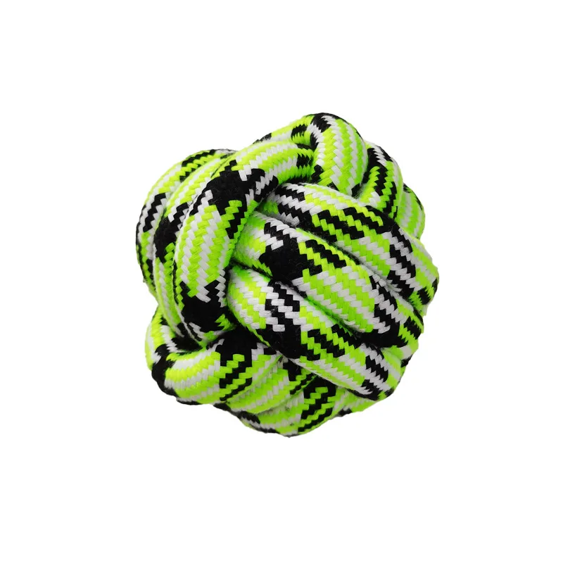 

Dog Toy Ball Cotton Rope Dumbbell Puppy Cleaning Teeth Chew Toy Durable Braided Bite Resistant Pet Supplies
