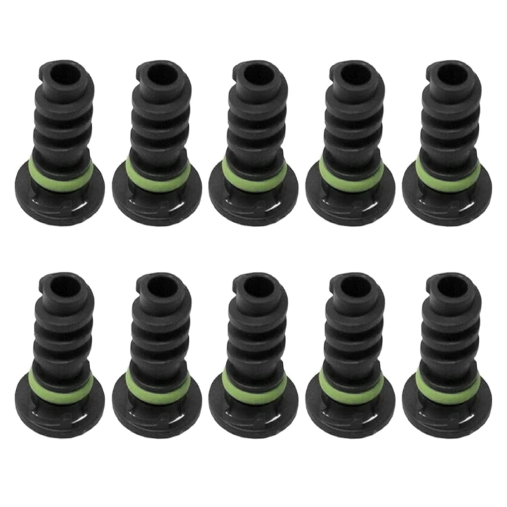 

Engine Oil Pan Drain Screw Plug Plastic for Mercedes-Benz C63 AMG S550 S550E A0029902017 0029902017 (Green Apron) 10PCS