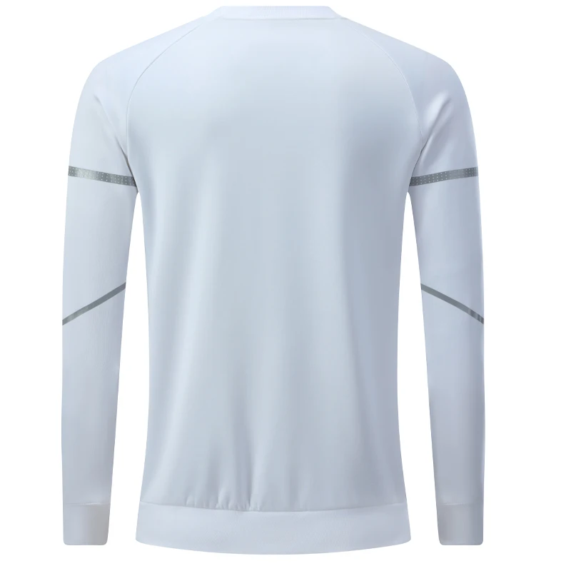 Men Outdoor Running Long Sleeve High Quality Fitness Sport Sweatshirt Reflective Strip Jogger Bodybuilding Gym Shirts