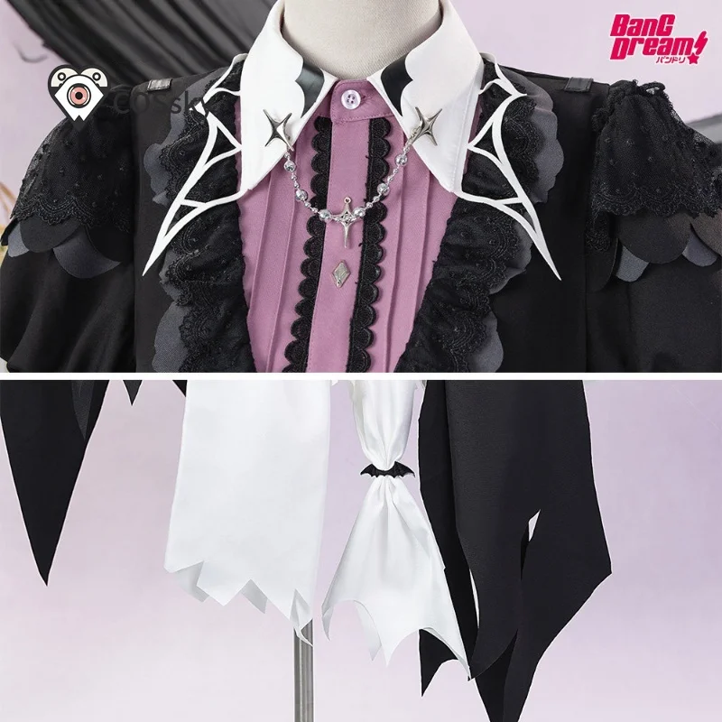 Фото Аниме BanG Dream! Костюм для косплея Nyubara Reona RAS, платье горничной для девочек на Хэллоуин и Рождество, высококачественная новая униформа в стиле Лолита №3
