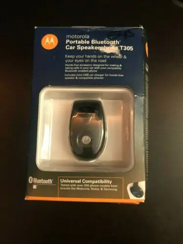 

Motorola Portable Bluetooth Car Speakerphone t305