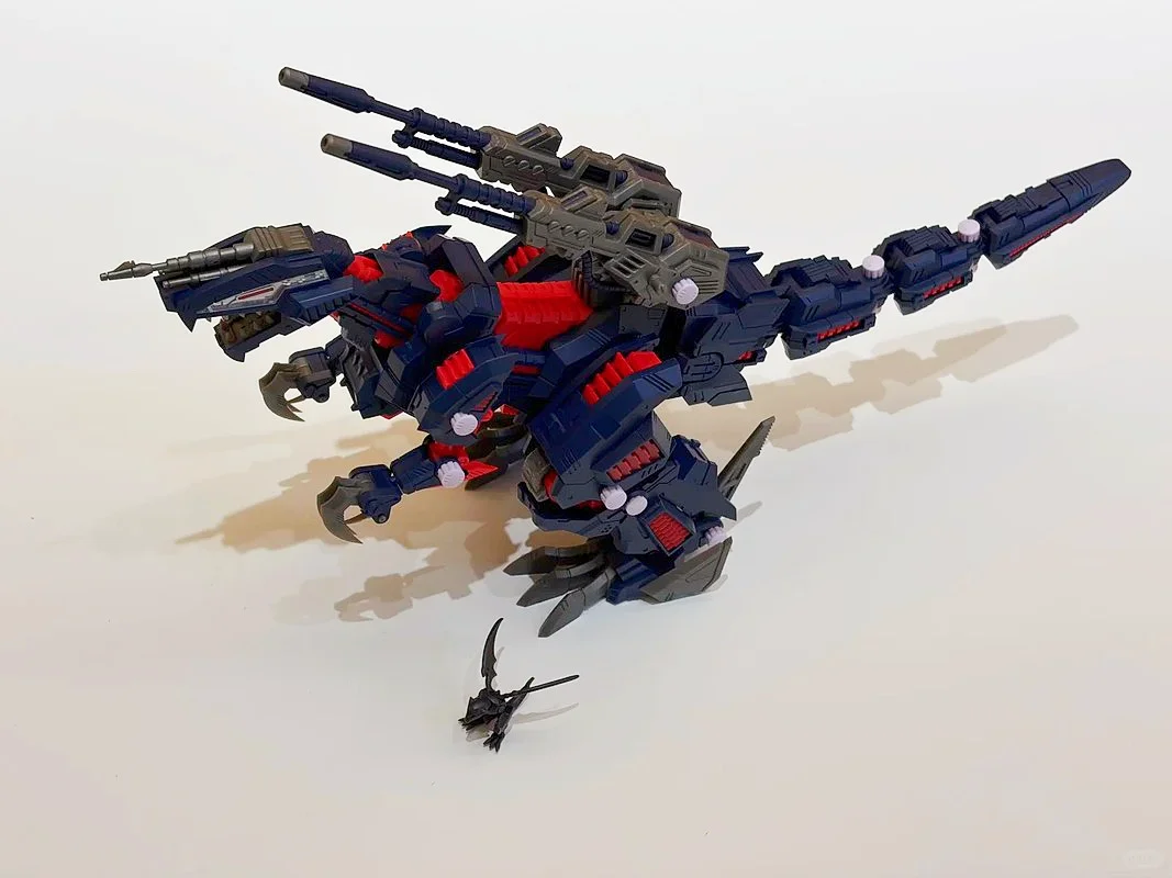 Фото Фигурка TAKARA TOMY REALIZE MODEL RMZ-011 Geno Saurer Raven Special Zoids с заряжаемой частицевой пушкой и сменными деталями №4