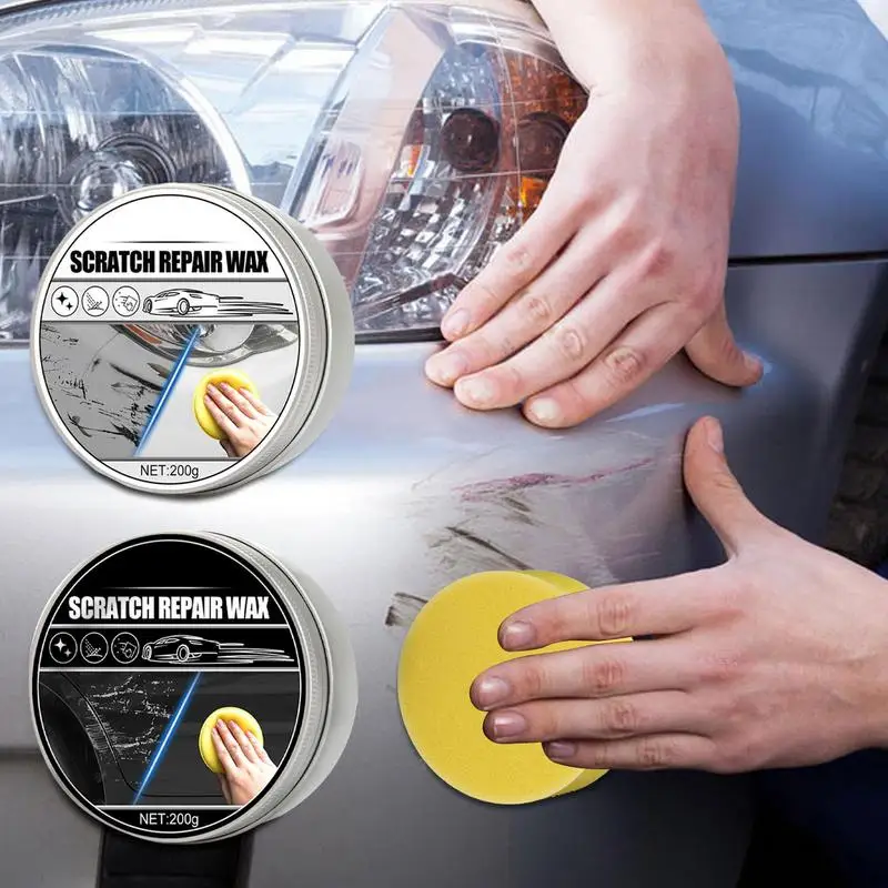 

Car Scratch Repair Wax Polishing Compound Carnauba Paste Removes Deep Scratches And Stains Restores Shine To Dull Finishes