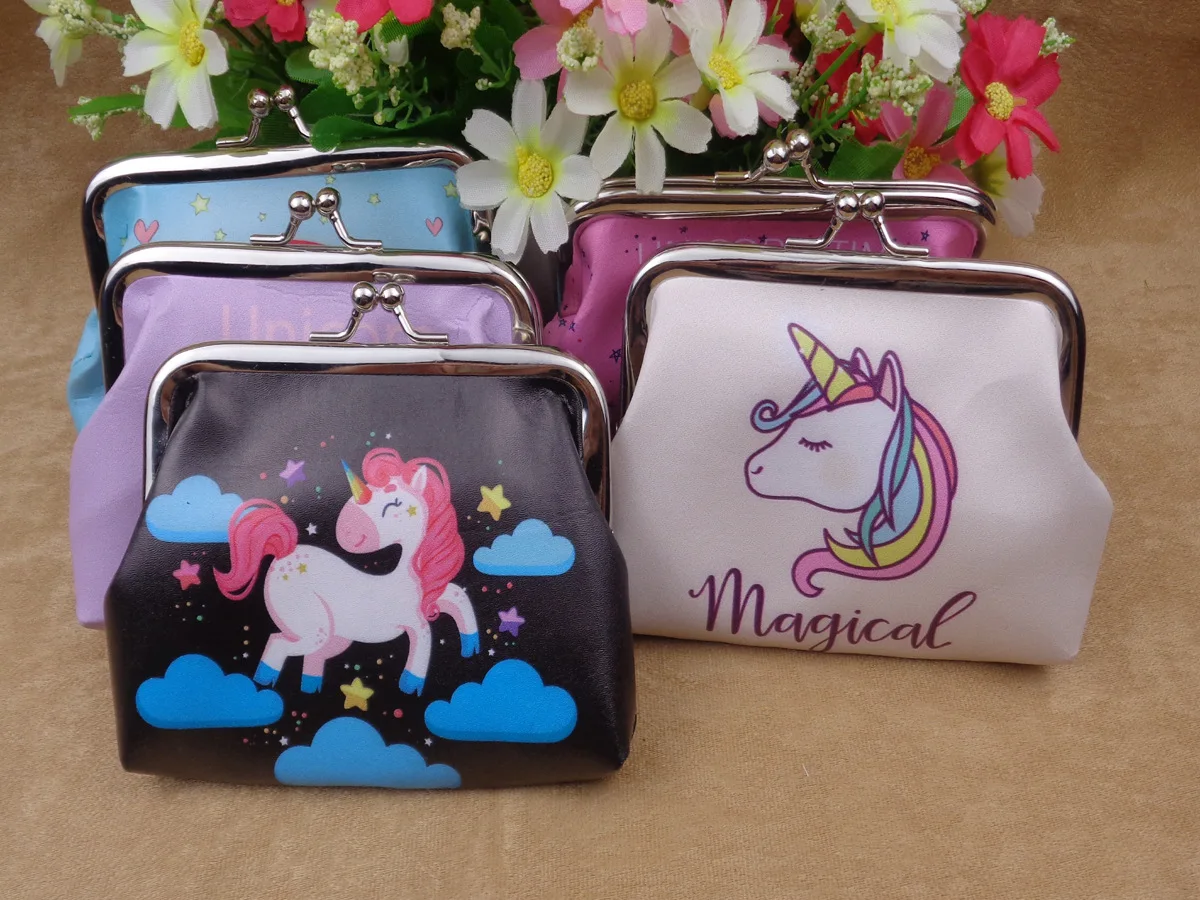 

Unicorn Coin Pouch Mini Lipstick Purse Keychain Wholesale Purses Little Girl Purses Cute Wallet Clutch Bag Small Wallet Women PU