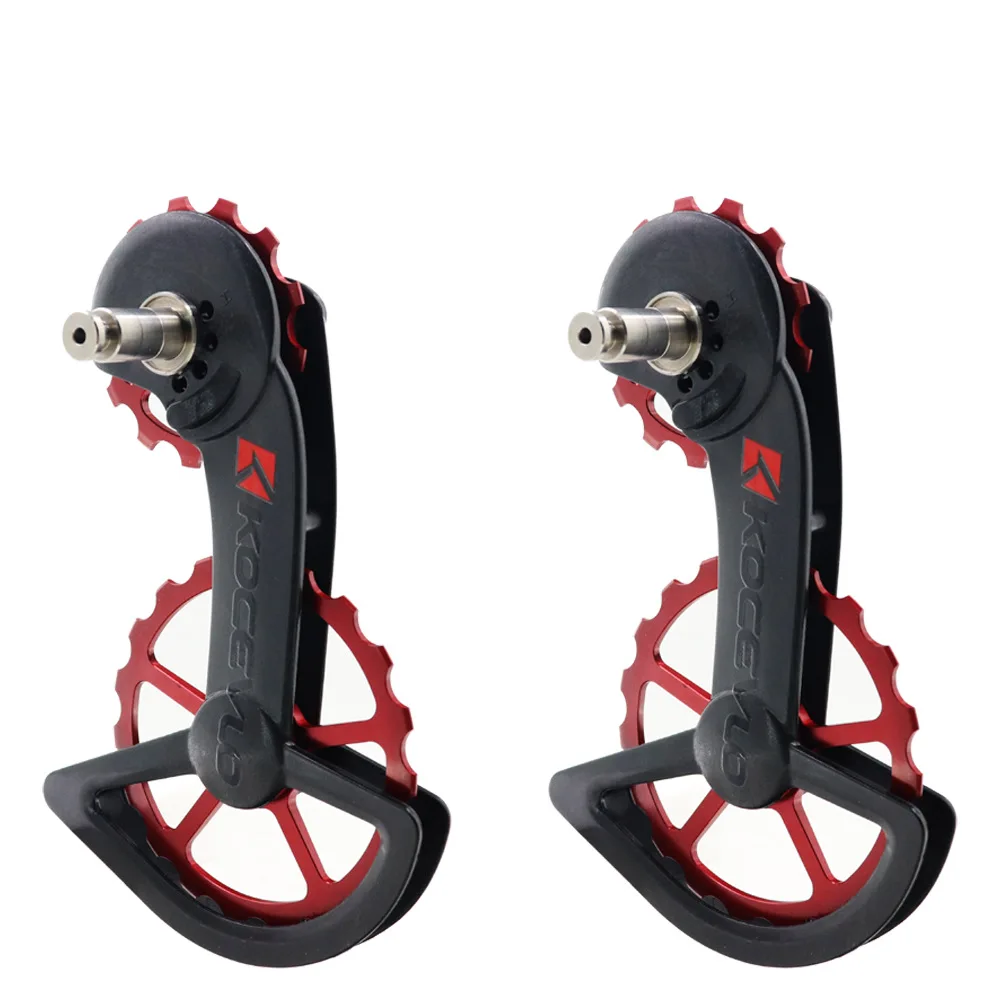 19T Carbon Bicycle Rear Derailleur Oversized Pulley Wheel System For R9100/9150 and R8000 SS/R8050 R7000 105 12S FORCE RED AXS