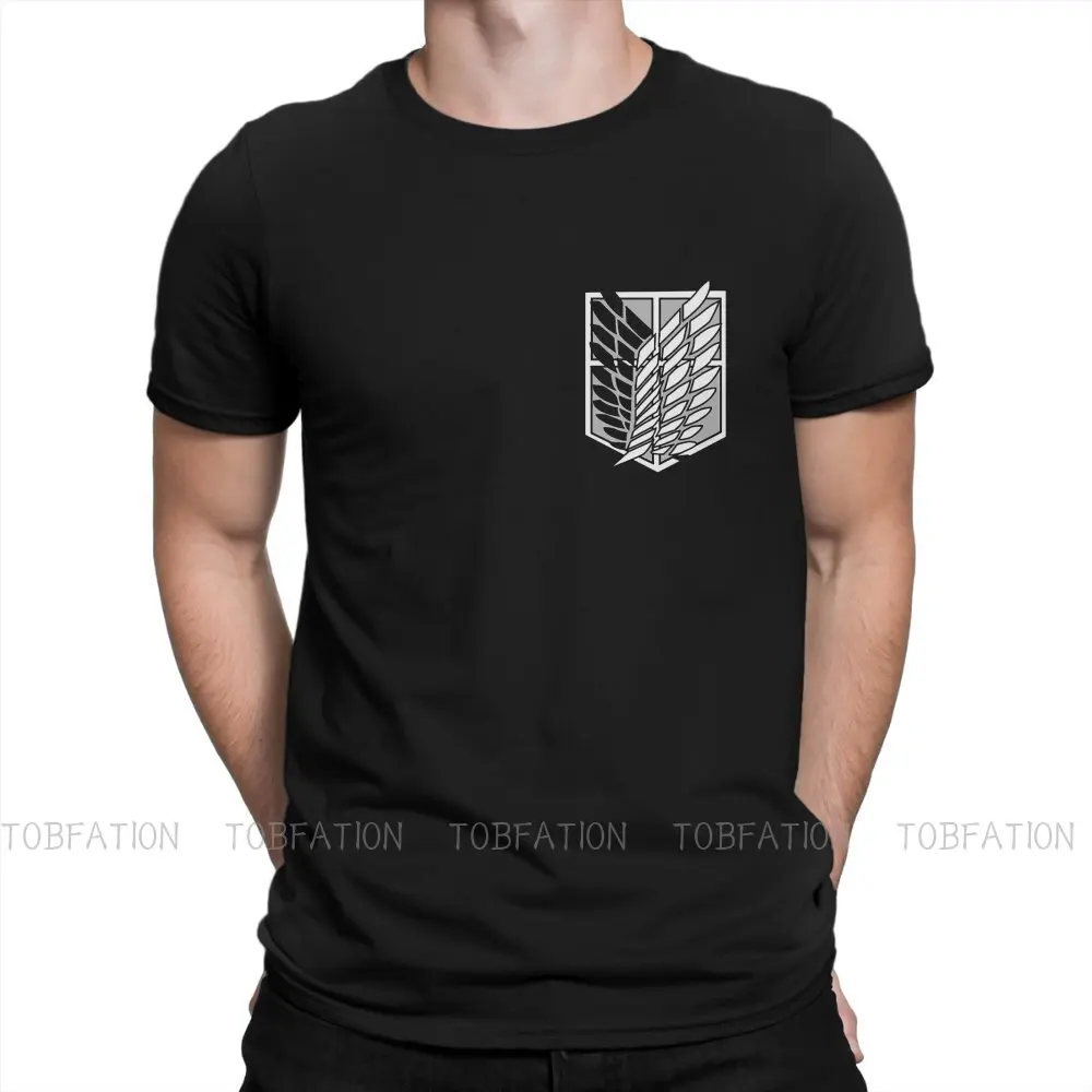 

Logo Attack On Titan T Shirt Classic Graphic Oversized Crewneck TShirt Big sales Harajuku Men's Short Sleeve