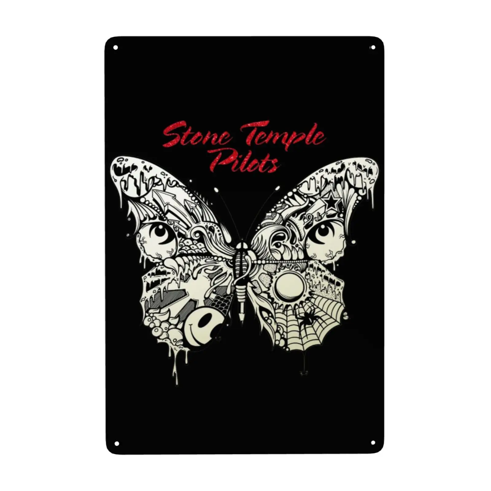 Металлический жестяной знак GOTENTI настенный постер в винтажном стиле с рисунком