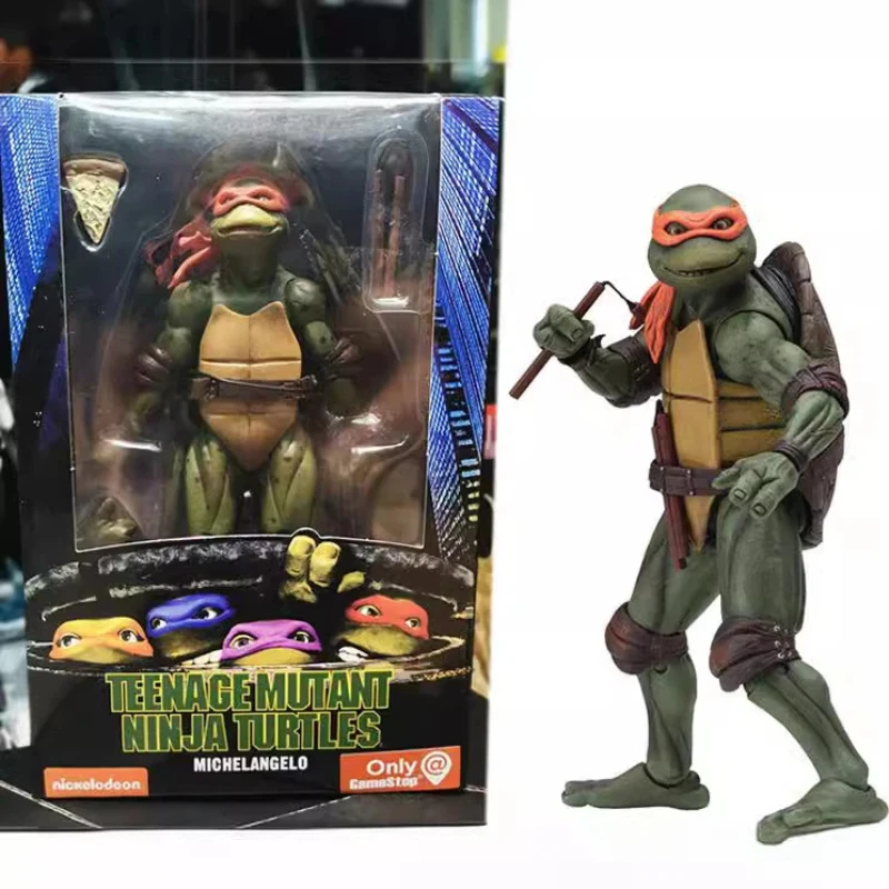Фото Фигурка Neca Teenage Ninja Turtles TMNT: Мутант Донателло (фильм 1990 года), лимитированная серия, 7 дюймов, подвижная, любимая модель игрушки №4