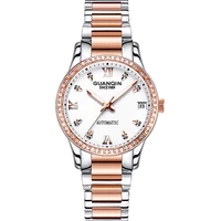 2022 new guanqin luxury ladies watch mechanical automatic winding bracelet accessories movement complementary waterproof clock