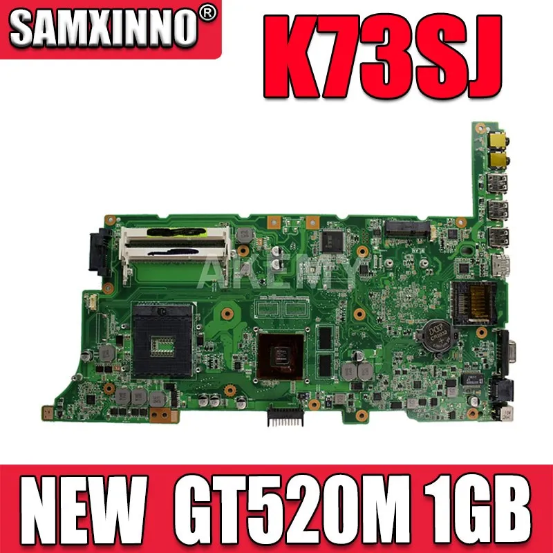 

Новая материнская плата SAMXINNO K73SJ для ноутбука ASUS K73SV K73SJ K73SM X73S A73S материнская плата K73SJ материнская плата 100% ОК GT520M 1 Гб