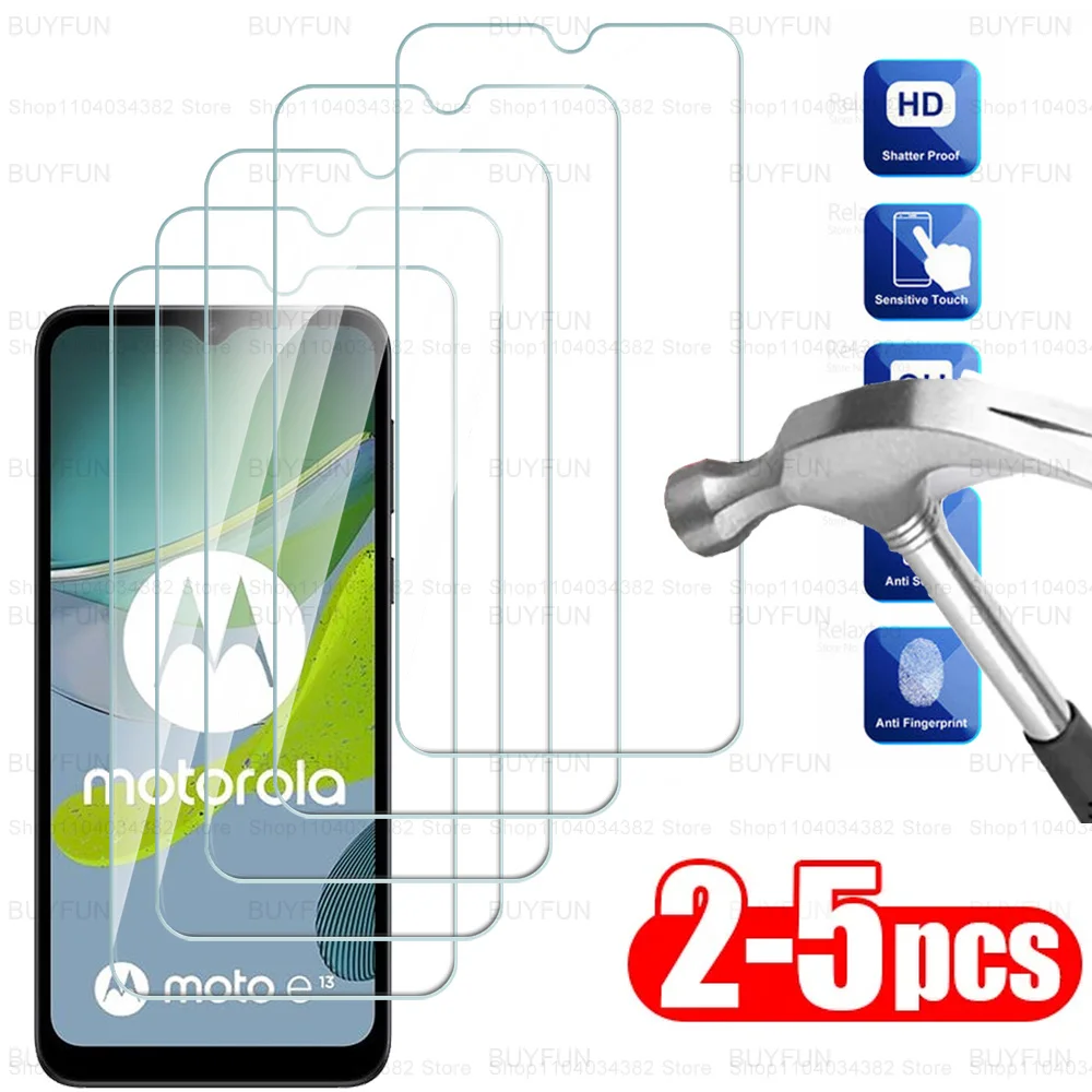 2-5 шт. закаленное стекло для Motorola Moto E13 защитная пленка экрана Rola E14 MotoE13 E 14 13 4G с