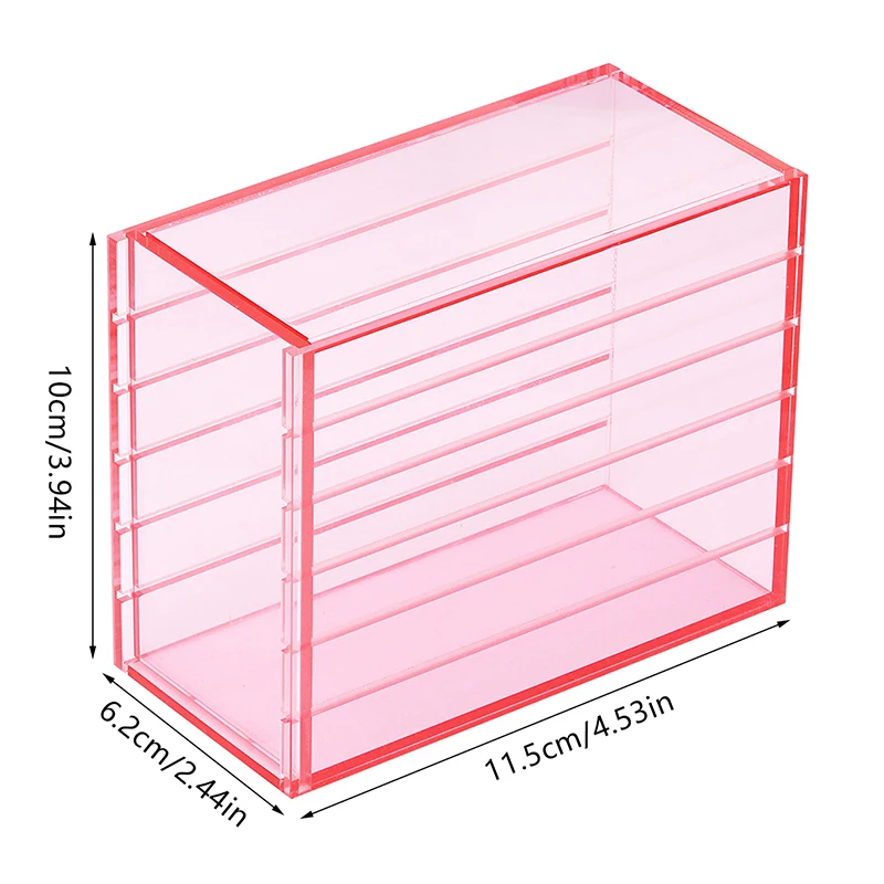 Контейнер для хранения накладных ресниц 5-слойный акриловый поддон цвет