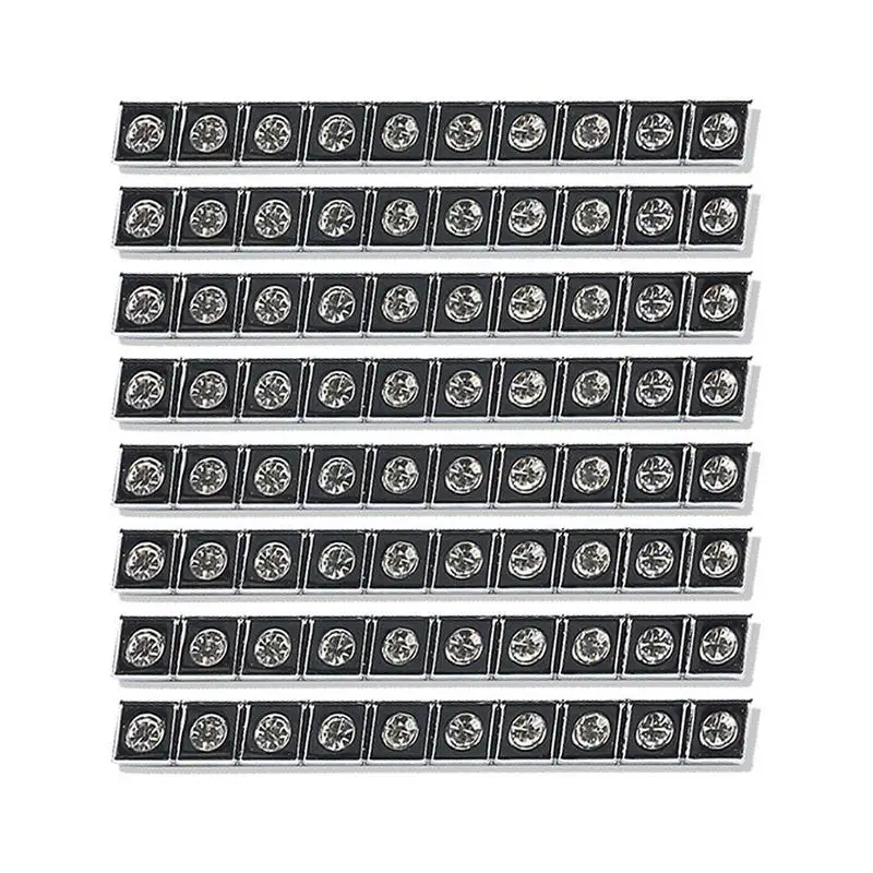 

Car Vent Rhinestone Strips 8pcs Car Vent Outlet Trim Strips Auto Vent Rhinestone Strips Bendable Bling Car Air Conditioner Vent