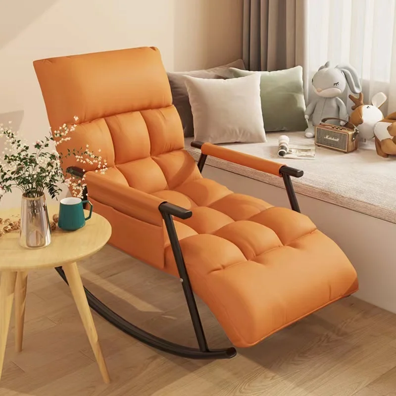 

Кресло-качалка складное в скандинавском стиле, диван-кровать для гостиной, современная мебель для отдыха на балконе и спальне