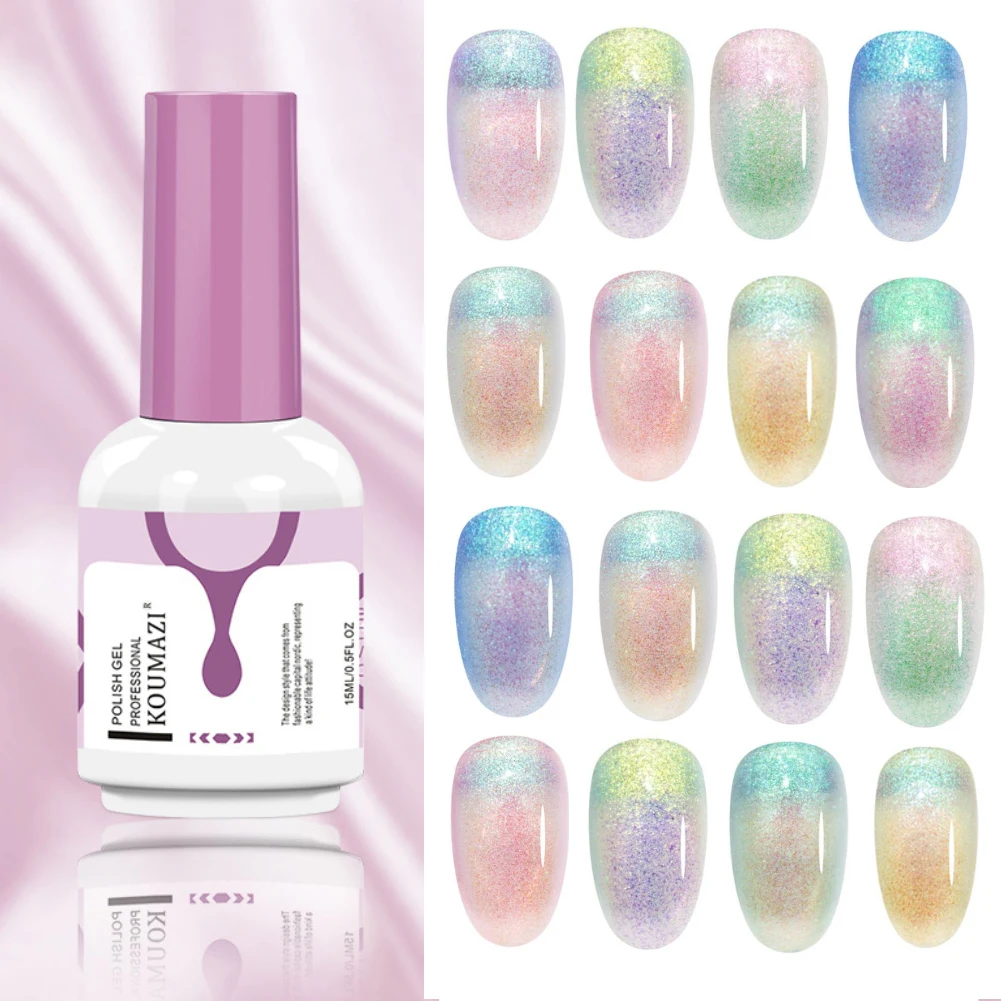 

Гель-лак градиентный полуперманентный для ногтей, 10/15 мл