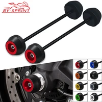 for aprilia rsv4 factort 2008 2015 motorcycle cnc front rear axle fork wheel protector crash sliders cap pad high quality