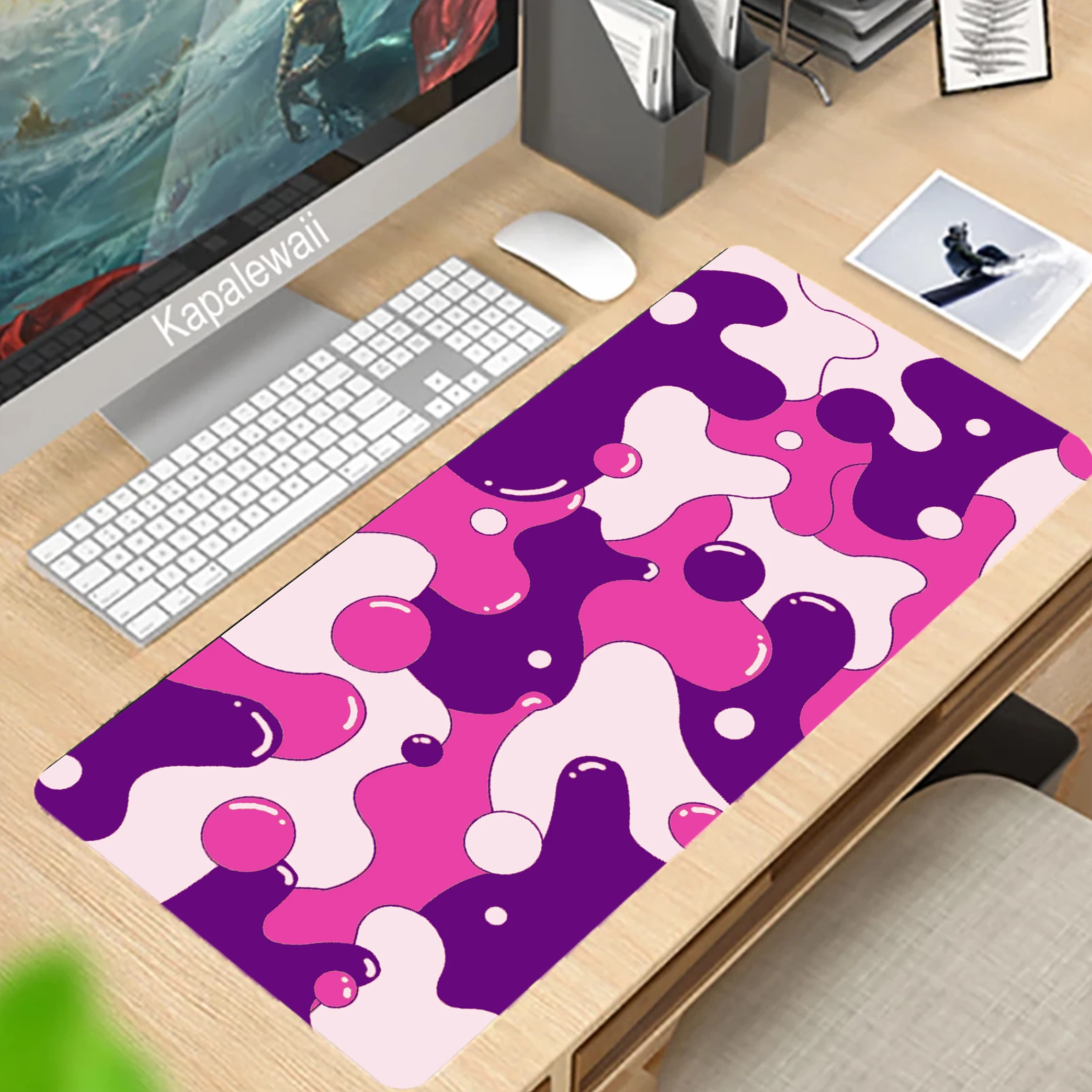

Strata Liquid Mouse Pad Desk Pad Laptop Mouse Mat for Office Home PC Computer Keyboard Small Mouse Pad Non-Slip Rubber Desk Mat