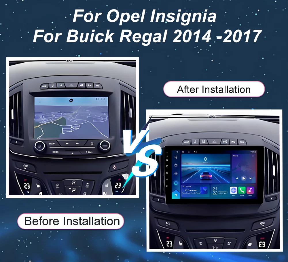 Фото Автомагнитола Android 16 Carplay для Opel Insignia и Buick Regal 2014-2017, мультимедийный видеоплеер с GPS, стереосистема №3