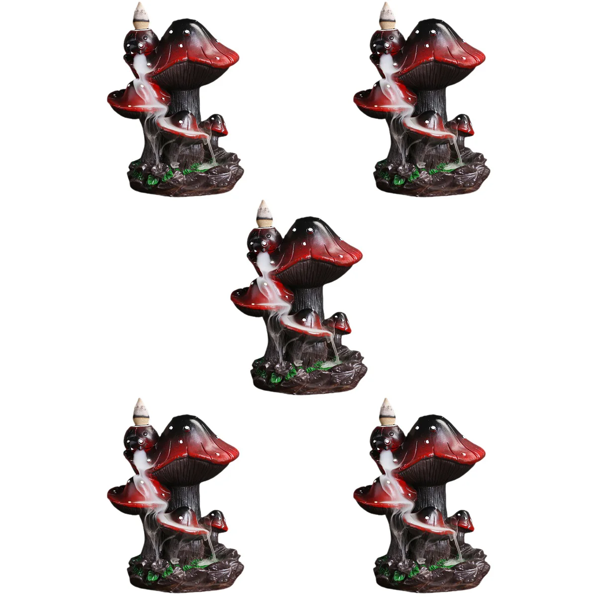 

5 Sets Burner Holder Censer Burner Table Centerpiece Table Burner Ornament Resin Censer Burner