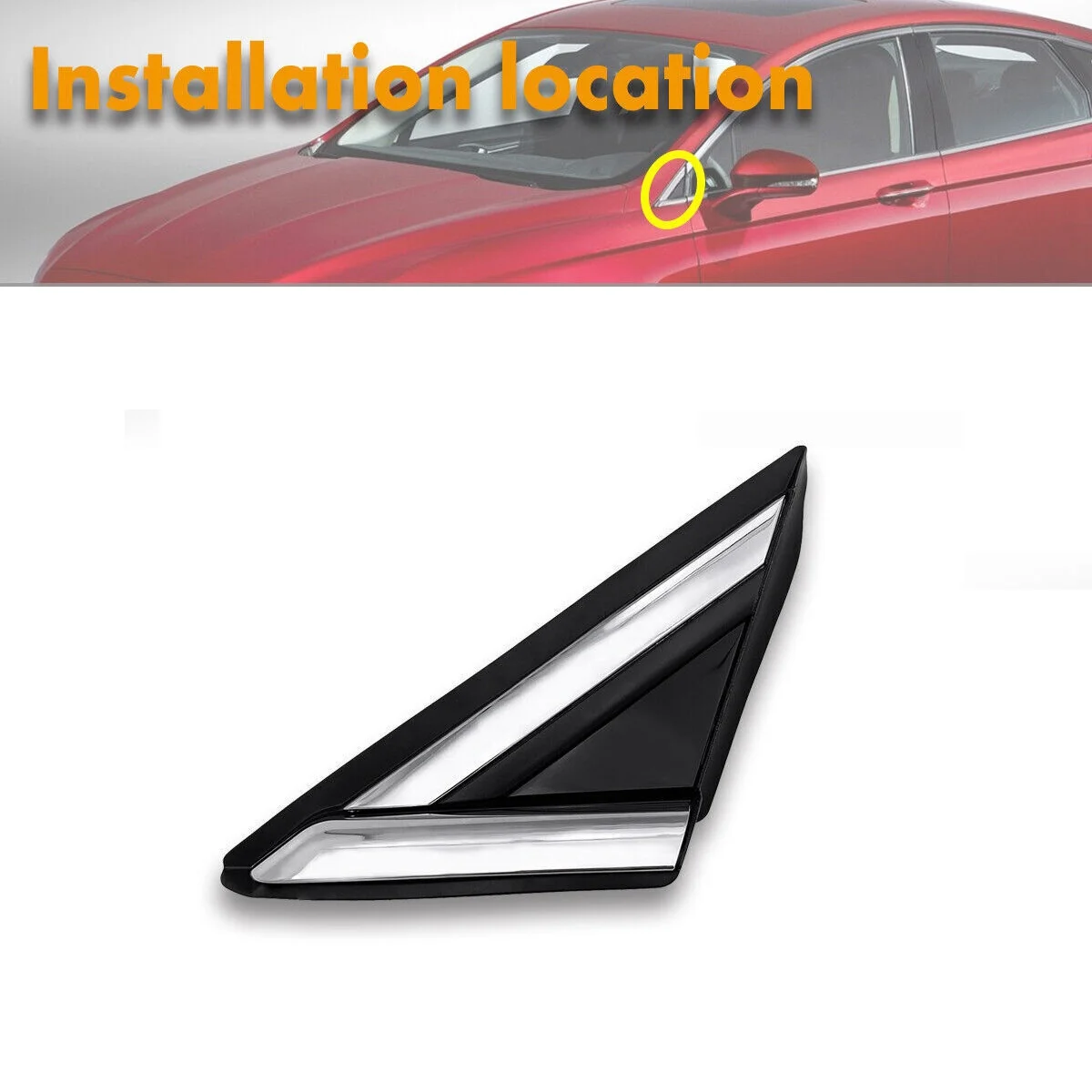 Автомобильная левая стойка окно треугольная крышка панель для Ford Mondeo 2013-2018