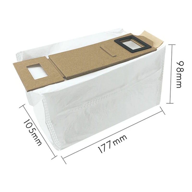 Promotion!20 Pack Vacuum Bags Replacement for Roborock S7 T7S Plus Dust Bag Cleaner Accessories Spare Parts |