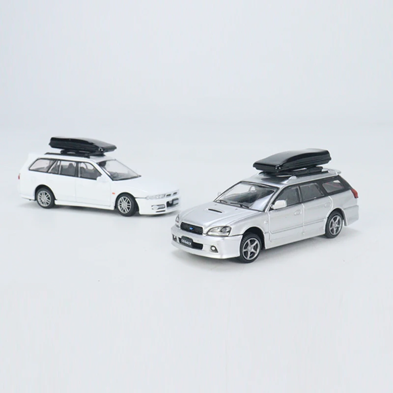 

BM 1:64 Model Car Subaru 2002 Legacy e-tune II / Mitsubishi Legnum Vr4 Alloy Die-cast Vehicle - LHD