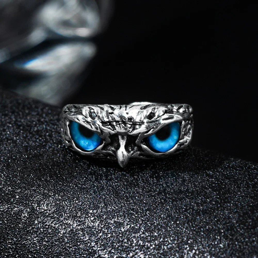 Wannee модное очаровательное винтажное кольцо в виде совы для мужчин и женщин милые