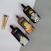 anime naruto pencil box canvas large capacity pencil case for boys adult pen case multifunction stationery box student school