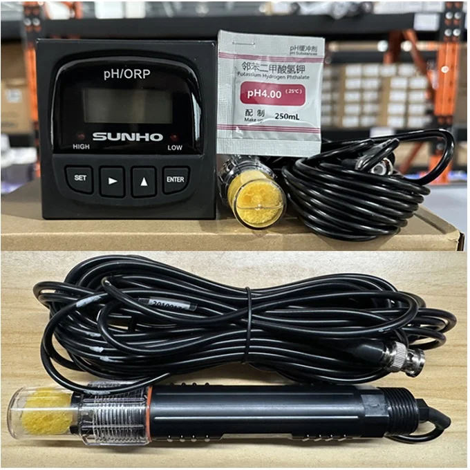 0-14 PH 100 градусов автоматический ОВП электрод Контроль ec Гидропоника ph метр для