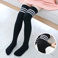 3 8 years old girls stockings childrens middle tube socks spring and summer thin section velvet over the knee socks