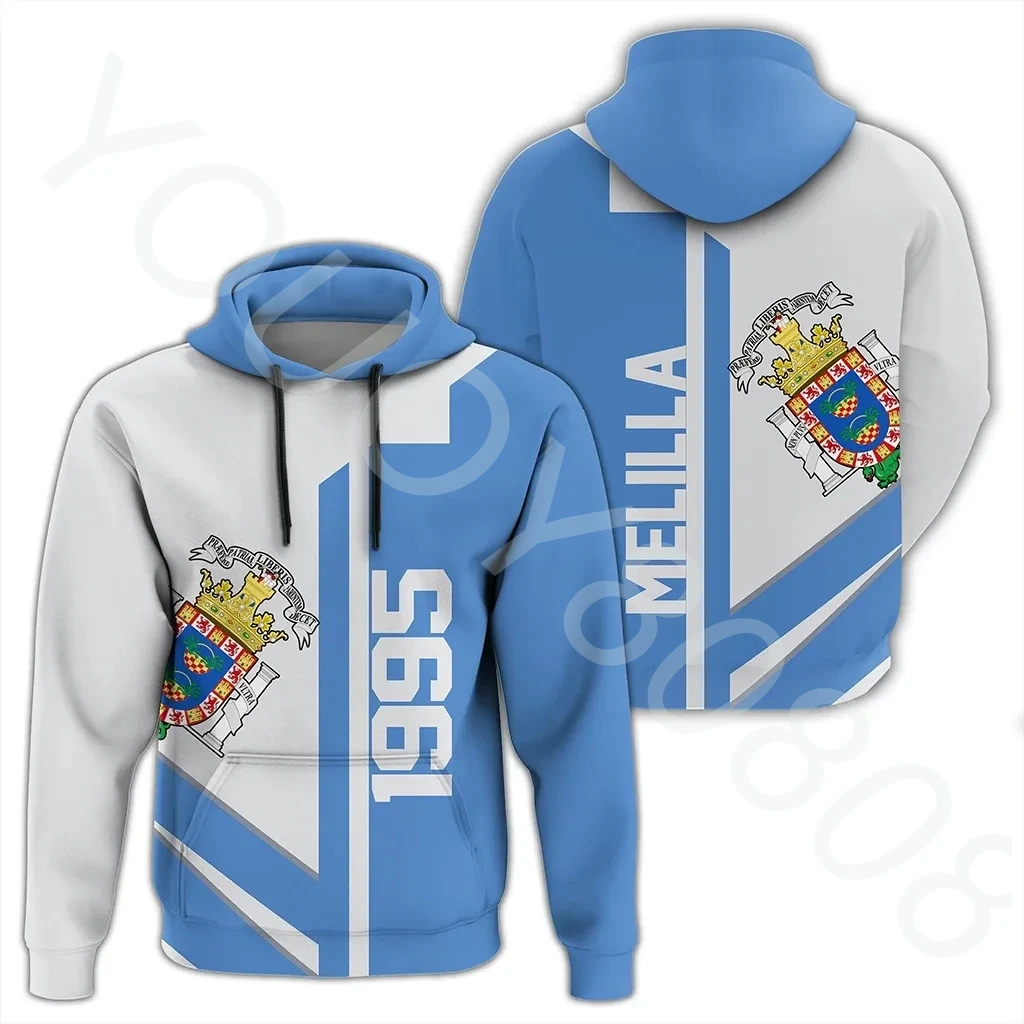 

New casual sports street style sweater 3D printing African men's clothing Melilla semi-concept pullover hooded zip-up shirt