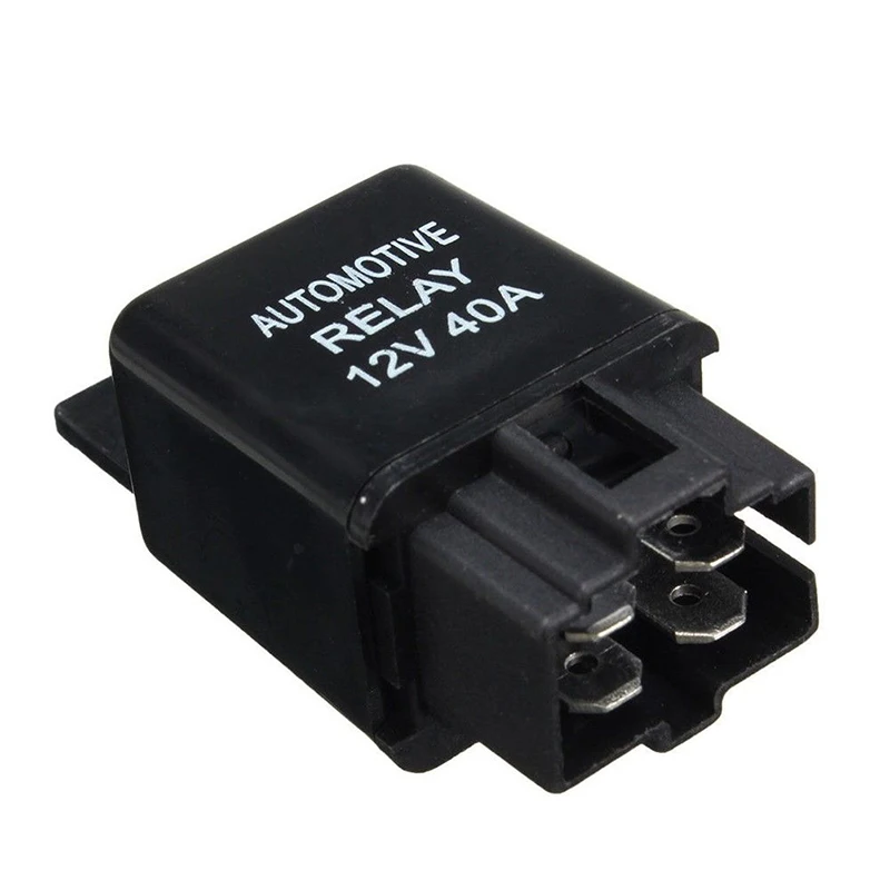 12V 40A Air Condition Relay 40A 4Pin For Air Conditioner Plastic Back Car Relays DC 12 V Normally Open Relay SPST Alarm Relay