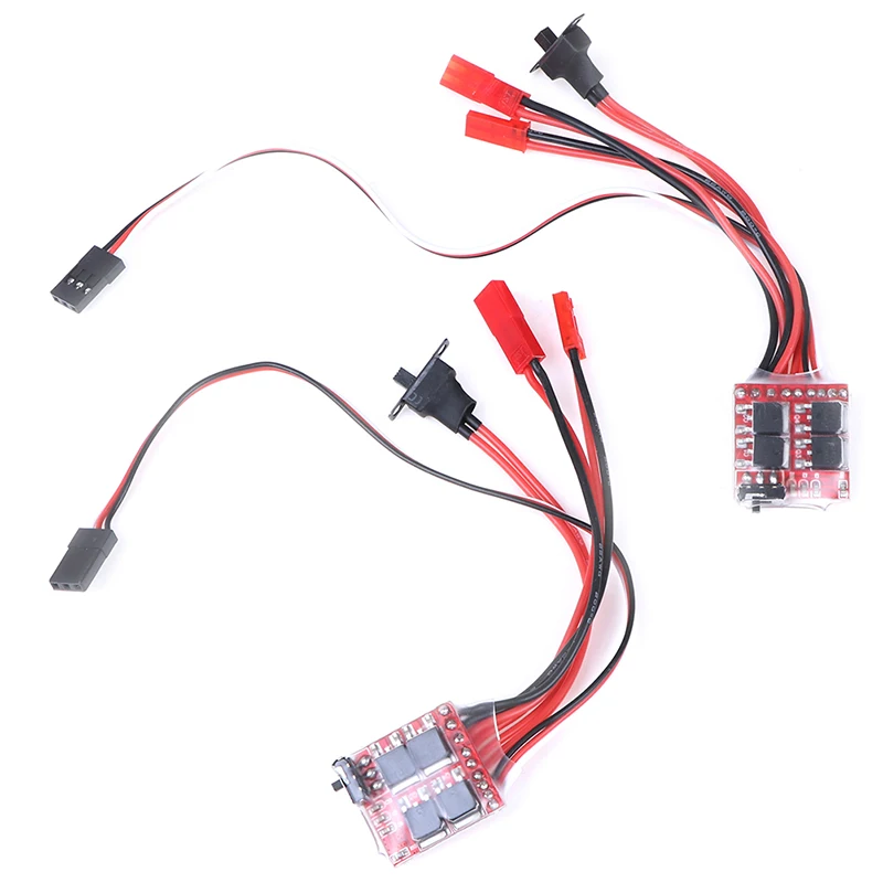 1 шт. 20A ESC 30A ESC скоростной двигатель RC ESC 2 кГц вперед обратный щетчатый тормоз RC 2S для контроллера лодки автомобиля Prototank верхний регулятор