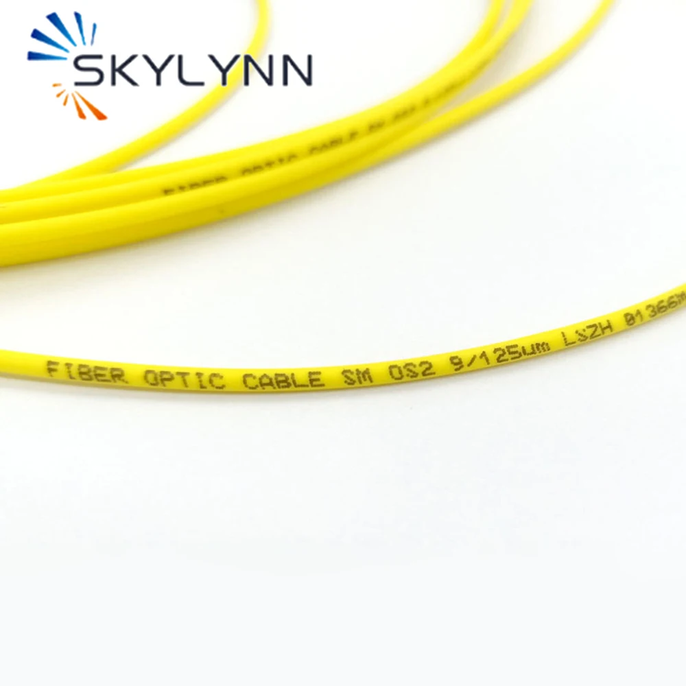 Promotion 50 Pcs 2 Meter Length SC/APC-SC/APC SM G652D SX 3.0mm Optical Fiber Patch Cord Yellow LSZH Jacket（Limited Quantity)