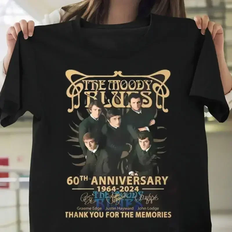 Фото Футболка The Moody Blues к 60-летию 2024 года, «Спасибо за воспоминания», TN063 №1