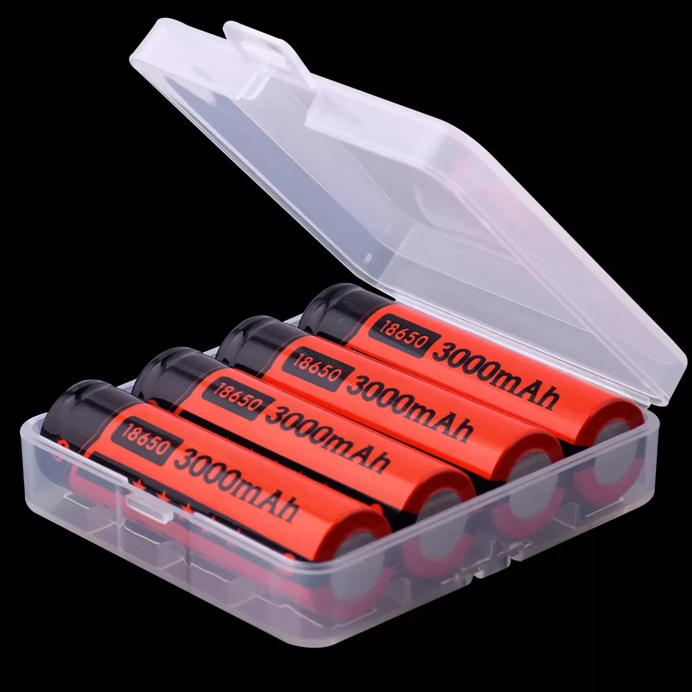 

NEW IN New Rechargeable 18650 3.7V 3000mAh 18650 Lithium Li Ion Battery Flashlight Torch LI-Ion Batteries With Box For Power Ba