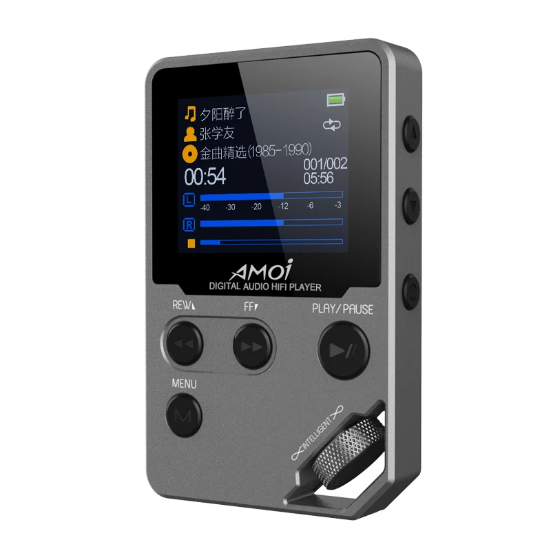 

Amoi C10 HIFI Portable MP3 HD Lossless Mini Sports Music MP4 Player Support radio FM TF Ebook stereo Recorder trackwheel Walkman