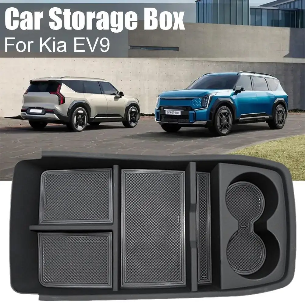 

Car Storage Box Is Suitable For Kia EV9 Car Storage Box Center Control Lower Box Debris Storage Box Expansion Accessories
