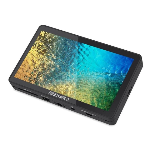FEELWORLD F6 PLUS V2 6-дюймовый сенсорный экран 3D LUT DSLR камера полевой монитор IPS FHD 1920x1080 Видеофокусировка Помощь с наклонным рычагом