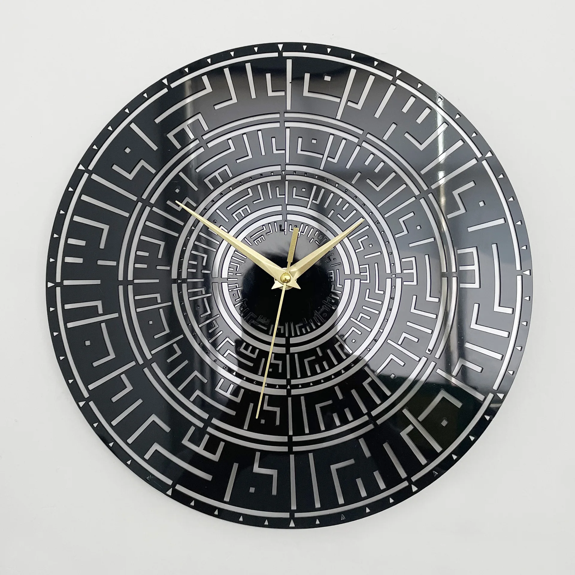 

Простые и креативные акриловые зеркальные украшения, часы и часы, каллиграфия, художественные слова, комнатные настенные наклейки, настенн...