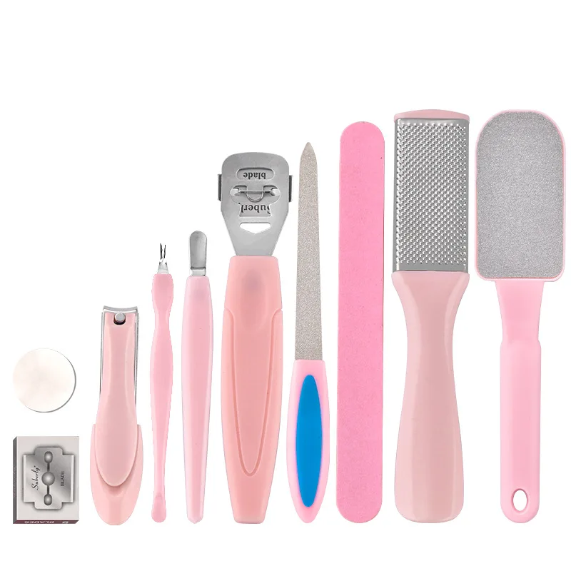 

New Pedicure Tools 10-piece Set of Foot Care Tools to Remove Dead Skin Calluses Nail Clippers